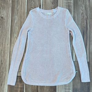 Women's Pink Crew Neck Sweater